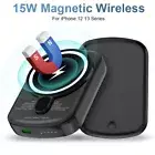 Portable mini Qi Fast Charger 10000mAh iPhone 15 Magnetic Wireless PD Power Bank