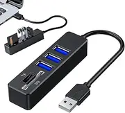USB Multiport Adapter,Portable High-Speed Laptop USB Port Expander | Direct Docking Station, Computers & Accessories for Desktop, Flash Drive