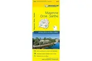 Mayenne Orne Sarthe Michelin Departemental Map 310 by Michelin