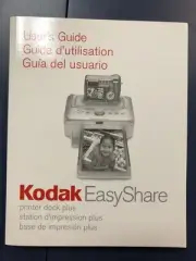 Kodak Easyshare Printer Dock Plus Manual/User's Guide
