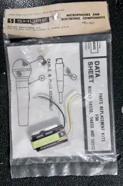 Shure 106S Power Switch for 545SD, 548SD & 565SD