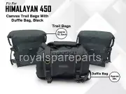 For Royal Enfield Himalayan 450 Canvas 'Trail Pannier Bag With Duffle Bags'