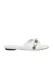 Balenciaga Cagole Flat Sandals 35,37 White