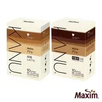 在飛比找森森購物網優惠-MAXIM麥心 韓國KANU孔劉中焙無糖拿鐵系列3盒組 原味