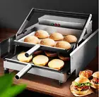 Non-Stick Burger Bun Maker Commercial Hamburger Baking Tool 50℃~300℃ Control