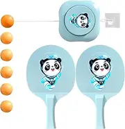 Door Game for Kids,Table Tennis Portable Set Adjustable Trainer Set | Trainer with Racket Training Doorway Game for Indoor