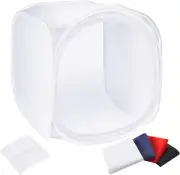 Neewer 24X24 Inch/60X60Cm Photo Studio Shooting Tent, Foldable Light Cube, Di...