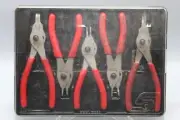 Snap-On Tools 5 Piece Snap Retaining Ring Pliers Set *New* FREE SHIPPING