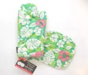 Two Lumps of Sugar - Oven Mitt and Potholder Set - Aloha - New