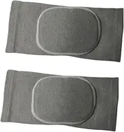 WOFASHPURET 1Pair Elbow Support Pad Breathable Elbow Protector for Sports Comfortable and Durable Arm Guard for Gym Basketball Cycling Grey Fits All