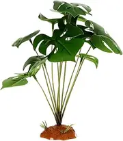 BAZEITFLOW Reptile Tank Fake Plant Decor Realistic Artificial Plant Ornament for and Aquarium Reptile Habitat Decoration Creates Environment for Snakes