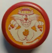 Vintage 1983 Pro-Yo Whizz Yo-Yo Red " Crazy Cat " New Old Stock SKU 110