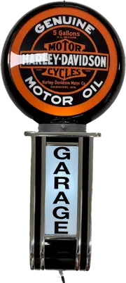 Massive Harley Davidson Motor Oil GARAGE Wall Sign Led Bar Lighting Light