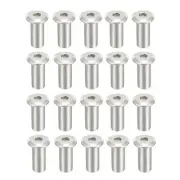 20Pack M6x17mm Hex Socket Head Insert Nut Screw Post Sleeve Nuts
