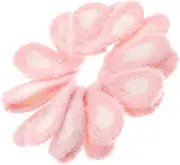 20pcs Plush Rabbit Ear DIY Hair Clip Charms Creative Bunny Ear Decorations for Crafting for Headbands and Handmade Vibrant Colors for Unique Accessories