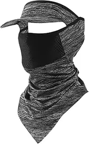 [ａ aternee] Sun Protection Face Covering Fishing Hat Neck Gaiter Face Scarf Ice Silk Sun Protection Mask for Climbing Gardening Unisex