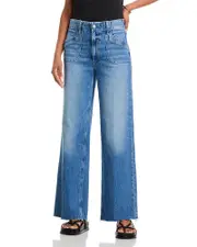 Paige Anessa 31 High Rise Wide Leg Jeans in Viva