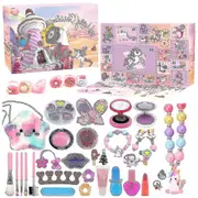 Girls Make Up Advent Calendar 24 Days Christmas Advent Calendar Makeup Dress Up Set For Kids Party Favors Xmas Gift Gd Style 5