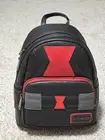 Loungefly X Marvel: Black Widow Cosplay Mini Backpack - Black/Red