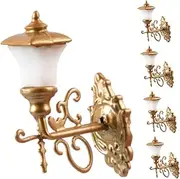 Ronyme Set of 5 HO Scale Model Railway Street Lights for Layout, Golden