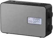 Panasonic RF-D30BTEG-K Digital Radio with Bluetooth (DAB+, FM, Mains and Battery Operated, Splash Protection, AUX, Alarm Function, Kitchen Timer) Black