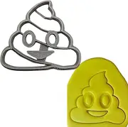 Poop Poo Cookie Cutter Embosser Stamp Biscuit Fondant Cutters - Australian Made