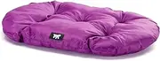 Ferplast Dog Bed, Dog Cushion for Medium Dogs, Scratch-Resistant Fabric, Machine Washable at 30°, Waterproof Dog Mat, 78 x 50 x 3 cm. Viola