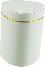 Leefasy Small Desktop Trash Can Waste Basket Cute Garbage Can Desk Organizer Garbage Bin for Beside Dresser Office Kitchen Bedroom, Green