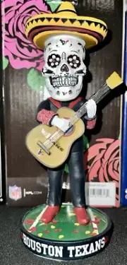 Houston Texans FOCO Day of the dead Bobblehead NIB Dia de los Muertos