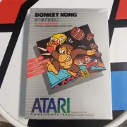 Vintage SEALED 1983 Atari DONKEY KONG Video Game Jump Man Mario Nintendo R