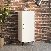 High Gloss White Sideboard Storage Cabinet, Kitchen Buffet Table for Dining Room, Engineered Wood Modern Furniture