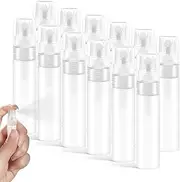 Mini Spray Bottle, 12 Pcs Mini Clear Perfume Bottle, 10ml Refillable Fine Mist Spray Bottles for Liquid, Perfume, Makeup Tool, Travel