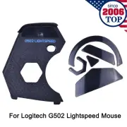 New Back Counterweight Cover + Feet for Logitech G502 Lightspeed Wireless Mouse