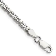 7 Inch Sterling Silver 2.5mm Byzantine Chain