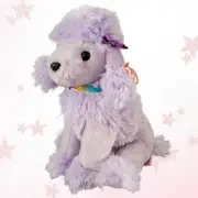 ⭐️ DEMURE ⭐️ 2004 TY Beanie BUDDY Purple Poodle Dog - MWMT'S