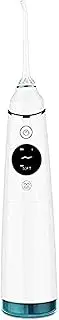 FREEZYMAN Teeth cleaner Portable Water Flosser,Waterproof USB Rechargeable Teeth Cleaner Oral Irrigator,with 4 Modes and LED Display, Large Capacity Removable Full-opening Water Tank,for Travel and Sc
