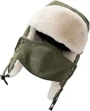 Gatuida Warm Pilot Cap Thicken Hat Outdoor Warm Hat for Portable Hat Outdoor Hat Hat Plush Hat Head Cover for Men Warmth Hat Man Cotton Ear Ski Hat