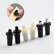 20 Pieces Plastic Blinds Repair Pins Shutter Repair Pins Spring Loaded Repair Pins, Black