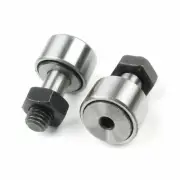 New 2pcs KR32 KRV 32 CF12-1 Cam Follower Needle Roller Bearing M12x1.5 32mm