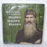 Duck Dynasty Phil Robertson Christmas Holiday Party Napkins 24 Count
