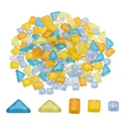 200g Irregular Crystal Glass Mosaic Tiles Glass Mosaic Tiles Banana