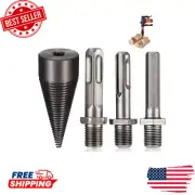 4X High Speed Firewood Drill Bit Wood Splitter Splitting Screw Cone Driver Log