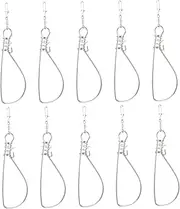 GANAZONO 10Pcs Fish Lock Device Portable Fish for Outdoor Fishing Durable and Skid Fish Clips for Fish Control Tackle Box Accessories