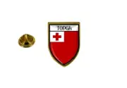 pins pin's flag national badge backpack hat shield world tonga