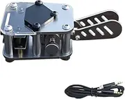 Stainless Steel CW Morse Key Portable Telegraph Key Paddle Key Magnetic Base Double Paddle Morse Code Key