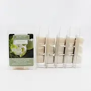 Hosley® Scented Wax Cubes - Gardenia - Fragrance Hand-Poured Wax Melts Pack, Electric Home Warmer Cube, Wickless Candle Bar Air Freshener, Spa Aroma Decor - 2.5 oz (6-Pack)