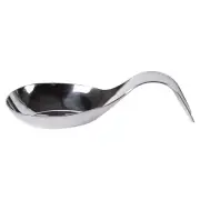 1x Stainless Steel Spoon Rest Kitchen Cooking Utensil Holder Tea Bag Teabag Tidy