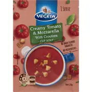 Vegeta Creamy Tomato & Mozzarella With Croutons Cup Soup 23g