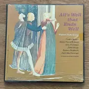 Shakespeare: "All's Well that Ends Well", 3 LP Box, Claire Bloom, FACTORY-SEALED