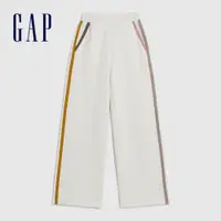 在飛比找蝦皮商城優惠-Gap 女裝 Logo刷毛鬆緊棉褲-象牙白(841157)